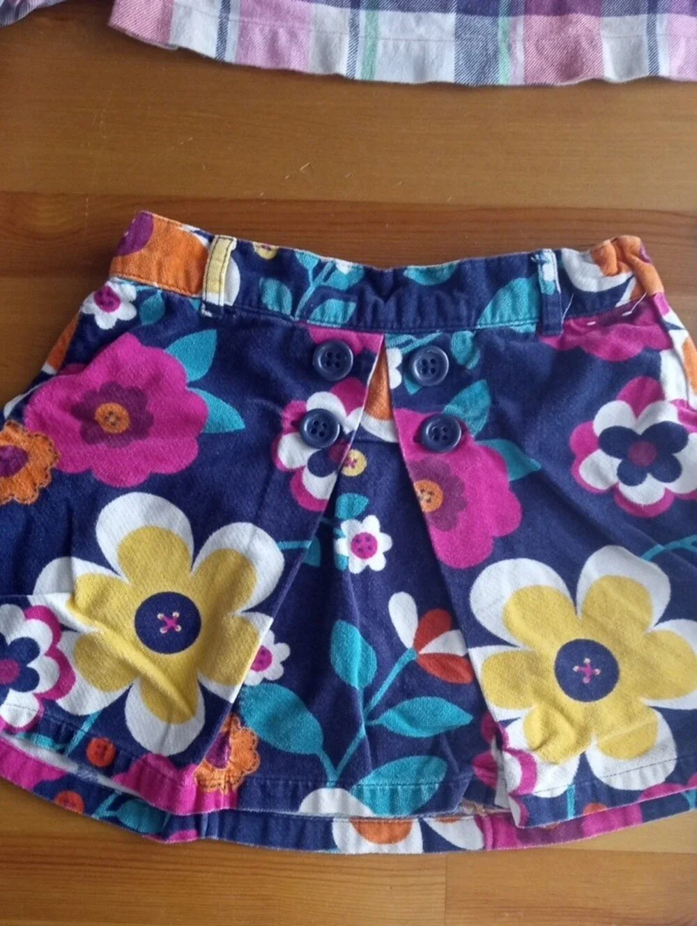 Gymboree Girls Floral & Plaid Skirt Mix in Pink, Purple, Blue